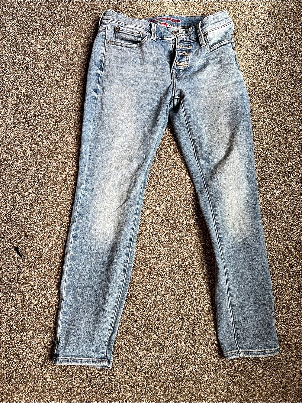 Lucky Brand Skinny Jeans Blue Waist 6/28